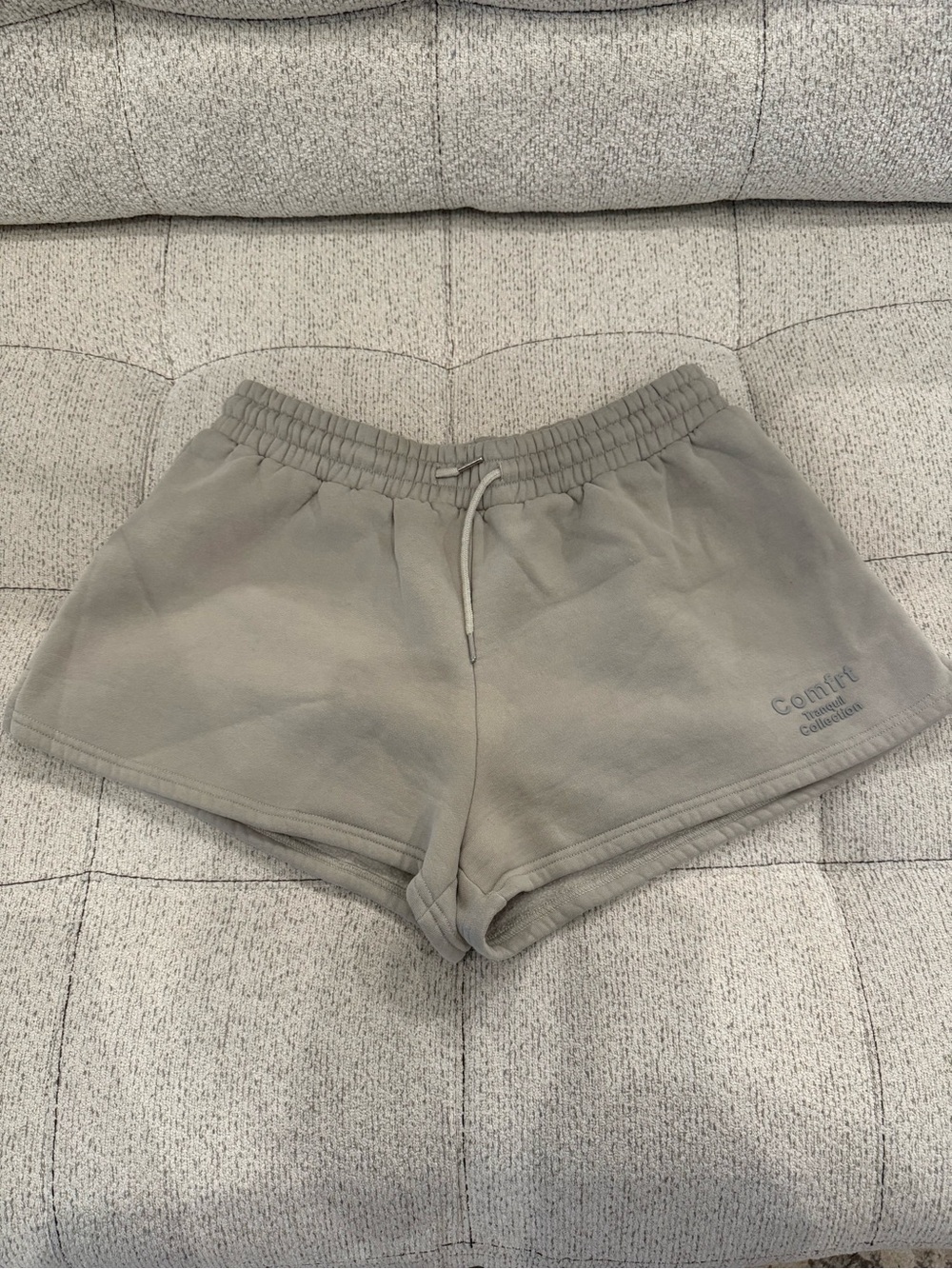 Women's Athletic Lounge Shorts - Light Gray